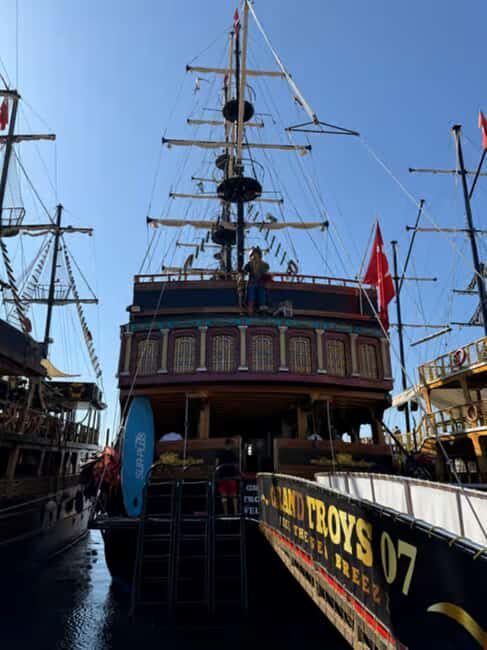 Alanya: Luxury Pirate Boat with Lunch & Unlimited Drinks - FAQs