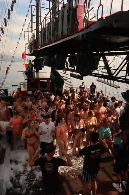 Alanya: Pirate Boat Party with Foam, Disco, Lunch & Drinks - Frequently Asked Questions