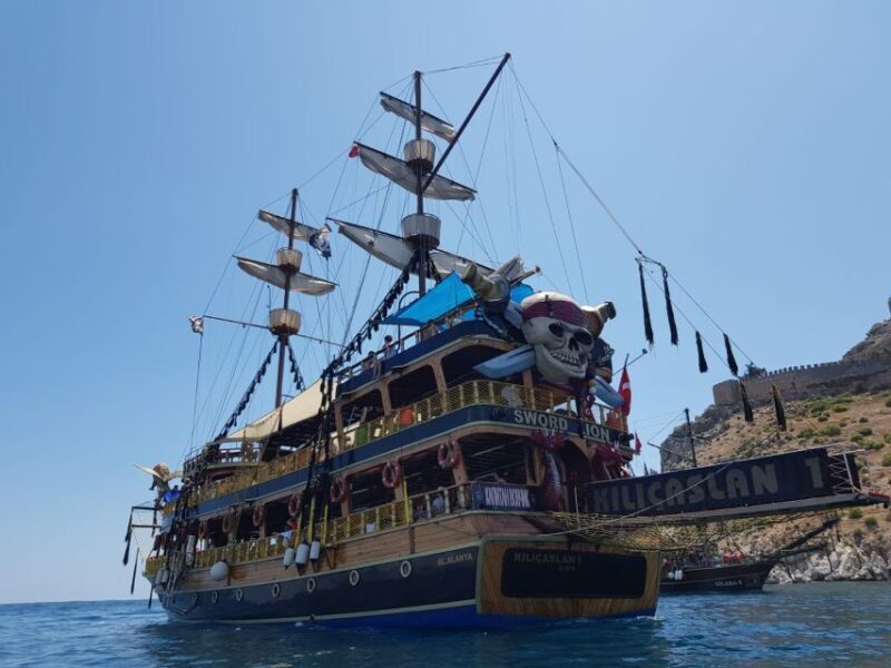 Alanya: Pirate Boat Tour w/ BBQ & Foam Party - What You Can Expect from the Pirate Boat Tour