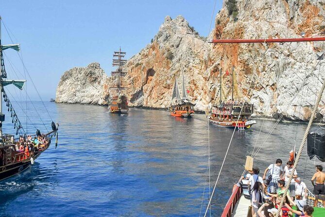 Alanya Pirate Boat Tour with Lunch, Soft Drinks & Transfer - The Itinerary Breakdown