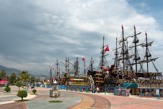 Alanya Pirate Boat with Beverages, Food, and Optional Transfer - Key Points