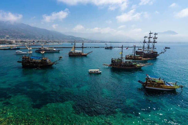 Alanya: Pirate Boat with Transfer, Lunch & Soft Drinks - FAQs