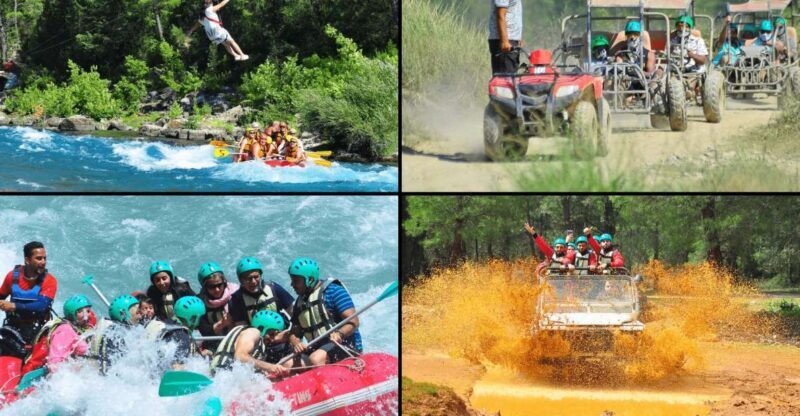 Alanya: Rafting, Zipline, Quad, Buggy, Jeep Tour with Lunch - Why This Tour Works Well