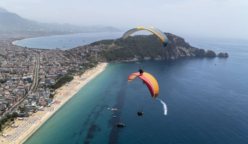 Alanya: Tandem Paragliding Experience - The Downside: Photos and Extras