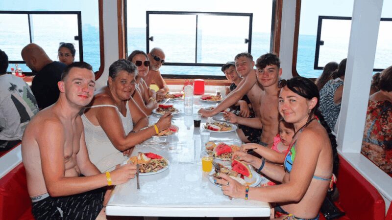 Alanya White Pearl Catamaran Cruise  Scenic Views & Swim - FAQ about the Alanya White Pearl Catamaran Cruise