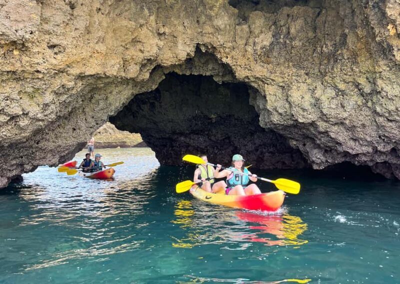 Albufeira: Hidden Beaches & Cliffs Guided Kayak Cave Tour - An Overview of the Tour Experience