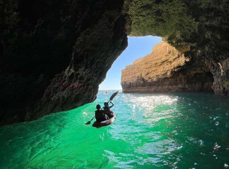 Albufeira: Hidden Beaches & Cliffs Guided Kayak Cave Tour - What to Expect During the Tour