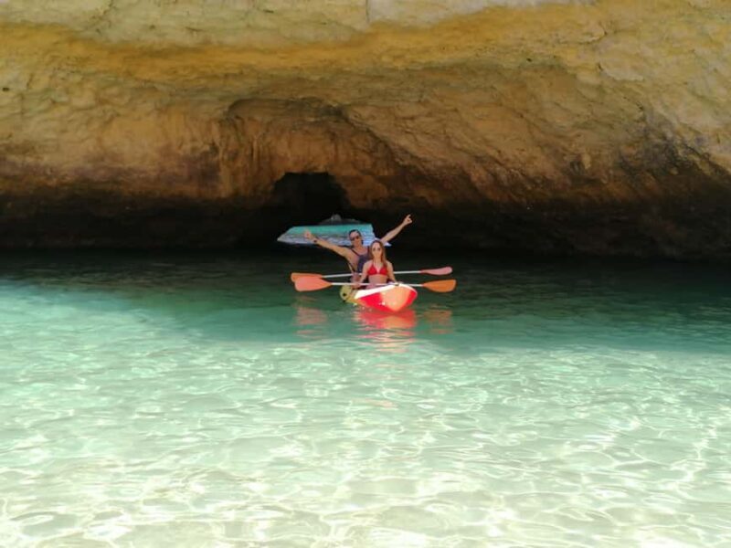 Albufeira: Secret Caves & Beaches Kayak Tour with Swim Stop - The Swim Stop and Relaxation