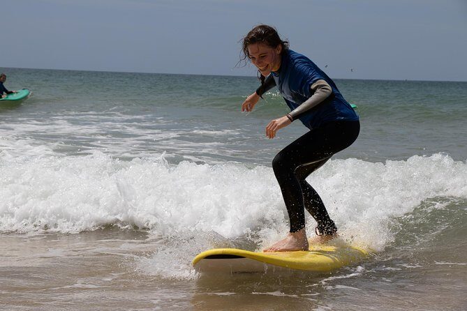 Albufeira Surf Lesson - The Beach and Equipment Setup