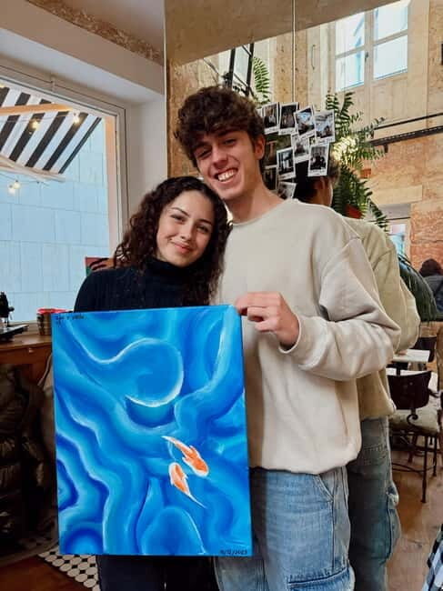 Alicante: Private Art Experience for Couples  Paint & Sip - Key Points