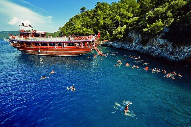 All Inclusive Marmaris Boat Trip With Lunch & Unlimited Drinks - The Itinerary: A Day of Swimming, Snorkeling, and Sightseeing