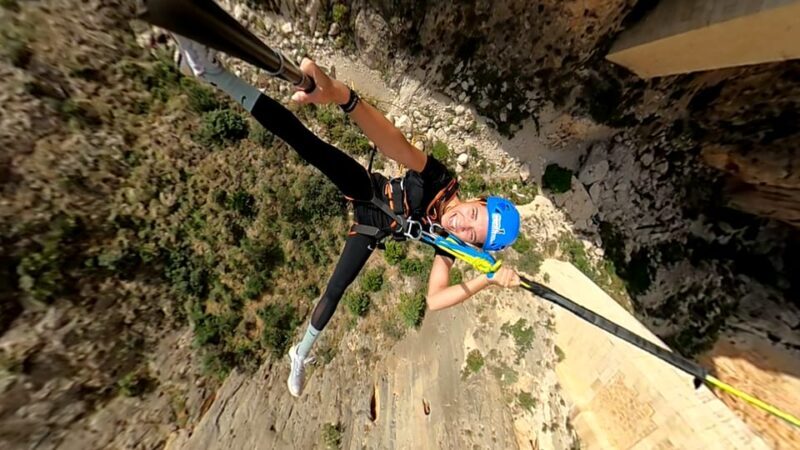 Altea: Bungee jumping in "El Mascarat" canyon - The Experience in Detail