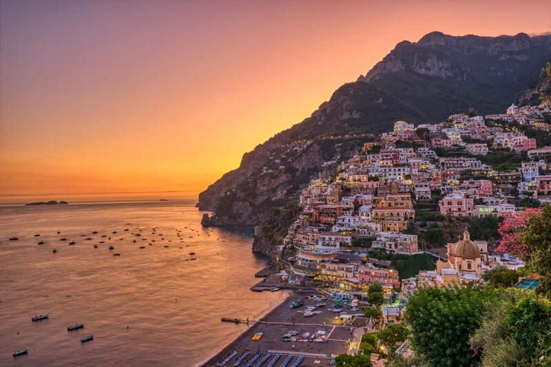 AMALFI SUNSET ADVENTURE: CAVE SWIM, PROSECCO - Key Points