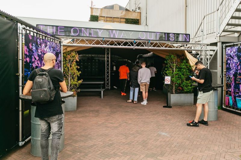 AMAZE Amsterdam: Immersive Audiovisual Experience - Bar and lounge time: drinks, lights, and staff like Luigi