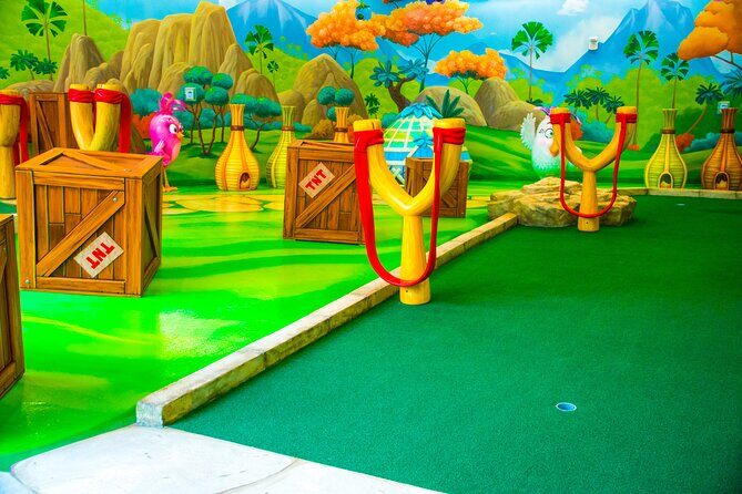 American Dream Angry Birds Indoor Mini Golf Ticket - The Sum Up