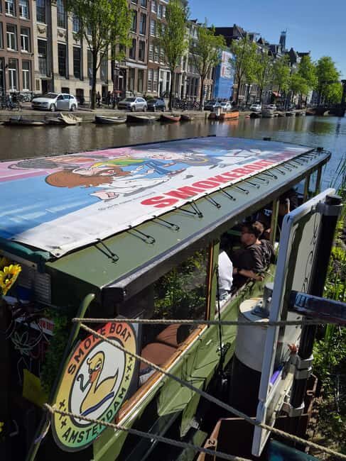 Amsterdam: 420 Smoke-Friendly Boat Tour - Key Points