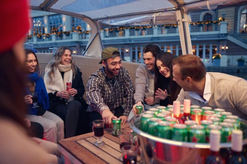 Amsterdam: Canal Booze Cruise with Unlimited Drinks Option - Key Points