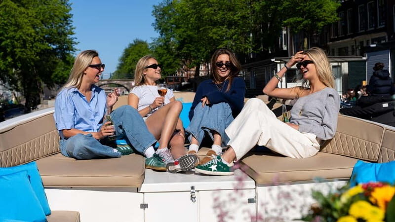 Amsterdam: Canal Cruise in Open Boat with Drink Option - The Value for Money