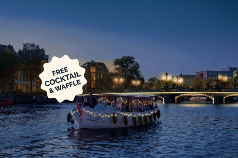 Amsterdam: Evening Lights Cruise incl. Cocktail & Waffle - Practical Details and Tips