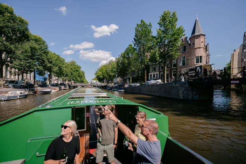 Amsterdam: Heineken Branded Canal Cruise inc 1 drink &Snacks - Key Points