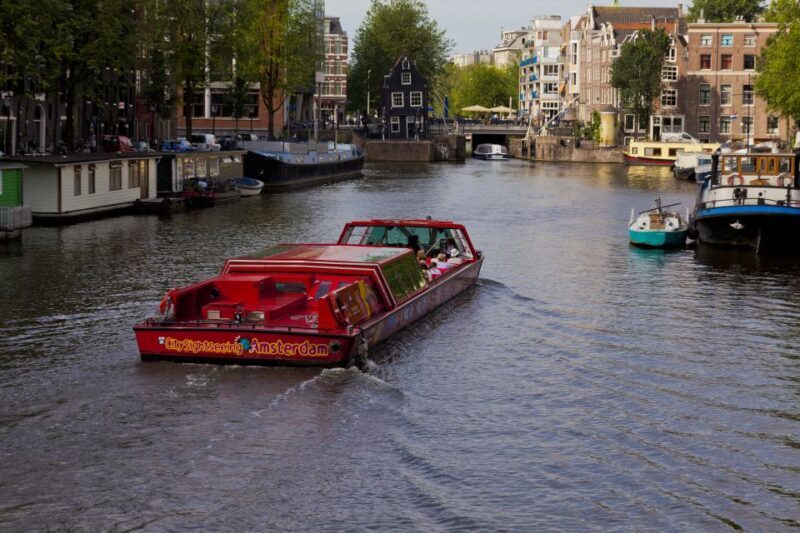 Amsterdam: Hop-On Hop-Off Bus and Boat options - The Canal Cruise Experience