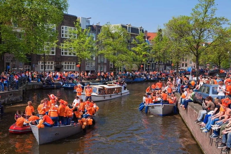 Amsterdam: Kings Day Boat Party with Unlimited Drinks - Key Points