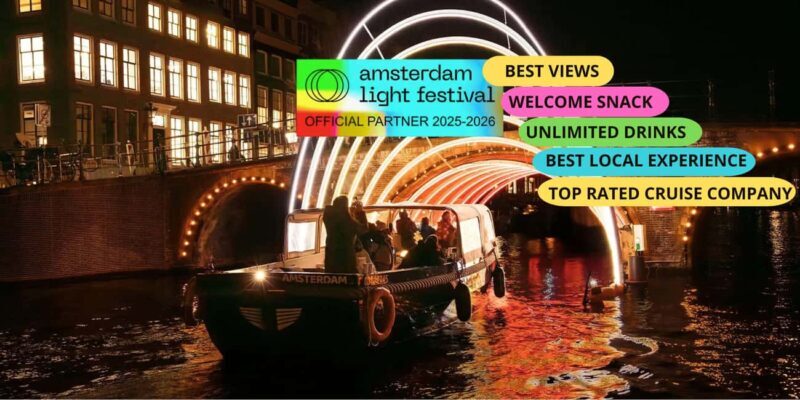 Amsterdam: Light Festival Boat+Unlimit.Drinks & Snack Option - Practical Aspects: Timing, Group Size, and Price
