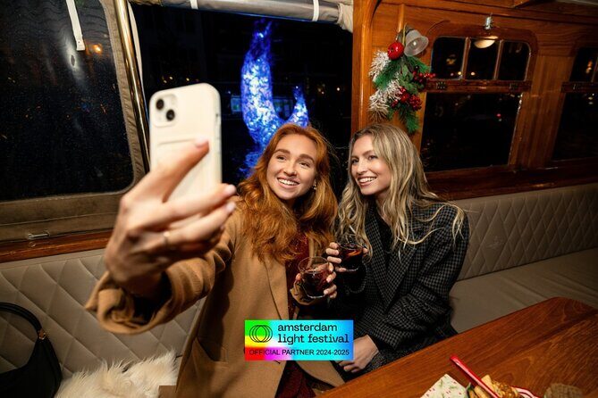 Amsterdam Light Festival: Canal Cruise Covered Saloon Boat - An In-Depth Look at the Amsterdam Light Festival Canal Cruise