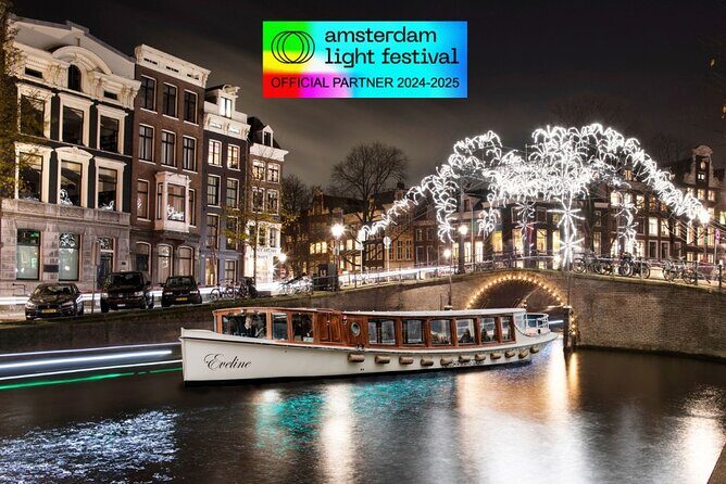 Amsterdam Light Festival: Canal Cruise Covered Saloon Boat - Authentic Traveler Perspectives