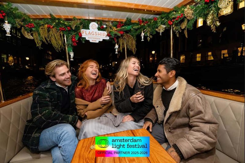 Amsterdam: Light Festival Cruise + Stroopwafel & Hot Choco - The Big Rule: Smoking Is Not Allowed