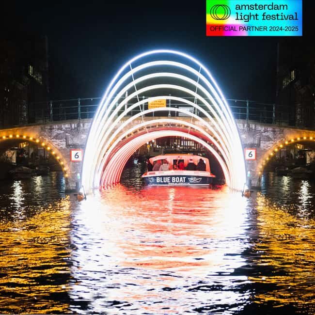 Amsterdam: Light Festival Cruise with Optional Wine & Snacks - Key Points