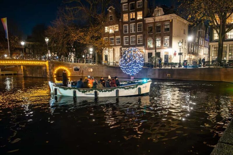 Amsterdam: Light Festival Open Boat Cruise - Key Points