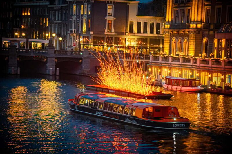 Amsterdam Light Festival Warm Boat Cruise + Optional Drinks - Breaking Down the Experience