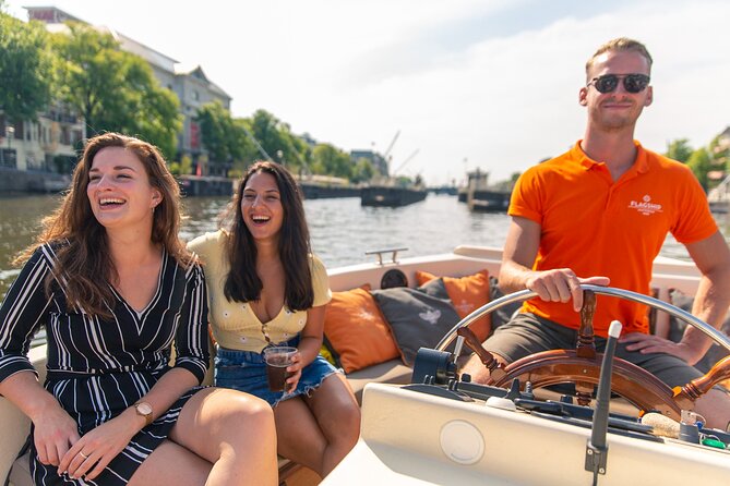 Amsterdam Luxury Canal Cruise + Unlimited Drinks & Bites option - Photo, Seating, and Best Sides for the Landmarks