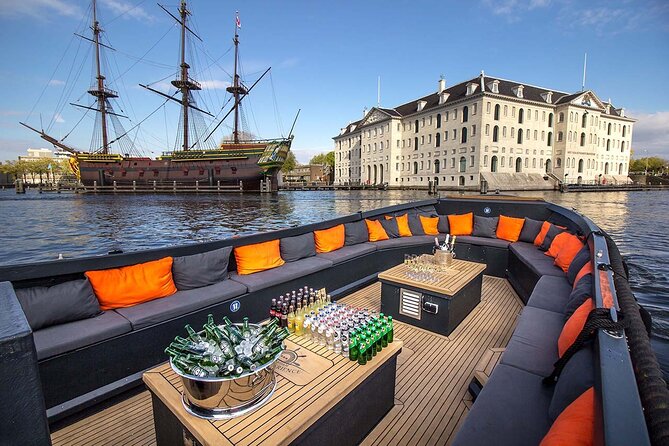Amsterdam Luxury Canal Cruise + Unlimited Drinks & Bites option - Service That Tries to Save Your Day