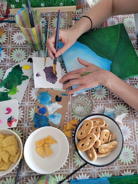 Amsterdam: Paint and Sip Workshop for (Bachelorette) Parties - Key Points