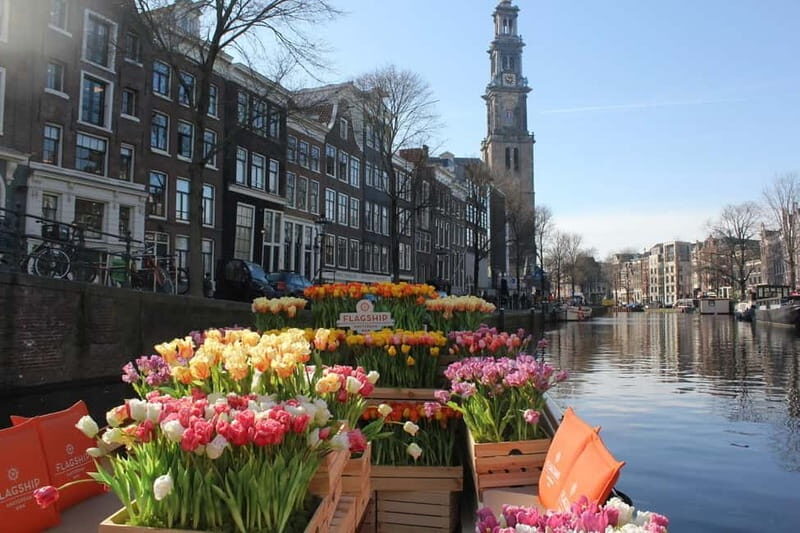 Amsterdam: Premium Tulip Boat Canal Tour - The Guided Commentary and Onboard Bar