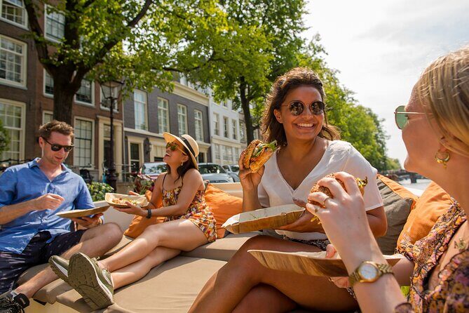 Amsterdam Private Boat Trip With Skipper, Burger and Beers - The Itinerary: What You Can Expect