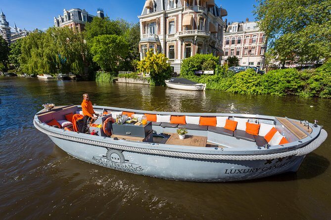 Amsterdam Private Boat Trip With Skipper, Burger and Beers - FAQs