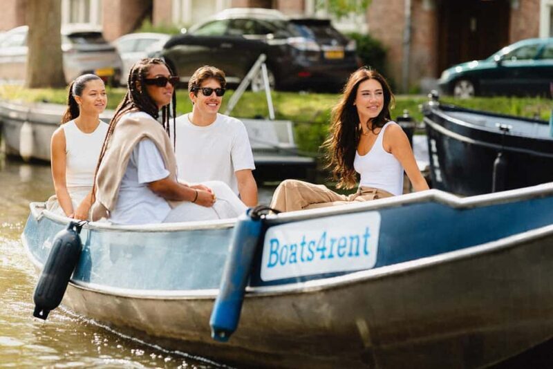 Amsterdam: Sail Yourself with a 2 Hour Boat Rental - Key Points