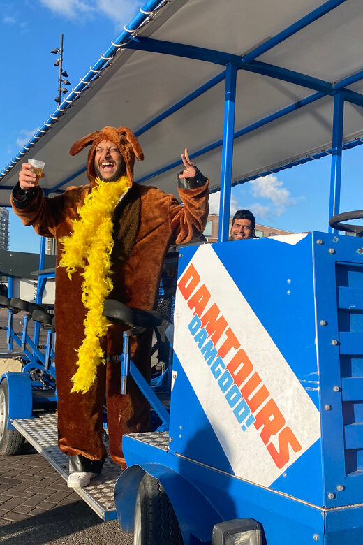 Amsterdam: Shared Party Bike Tour with Beer - Group Dynamics and Size
