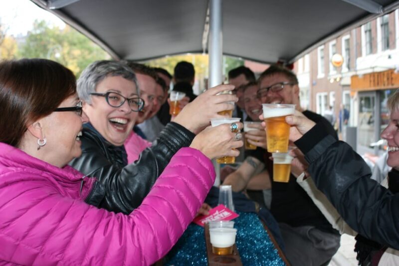 Amsterdam: Shared Party Bike Tour with Beer - FAQs