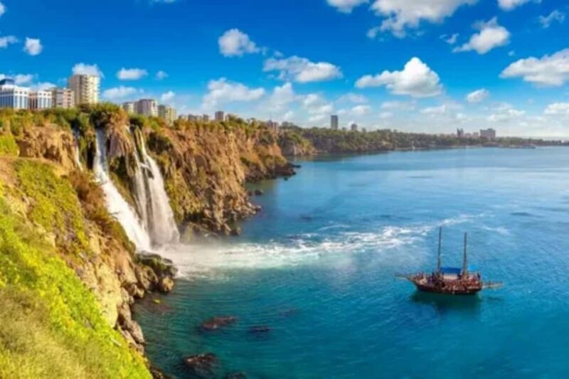 Antalya Boat Tour: Düden Waterfall, Swim & Soft Drinks - Key Points