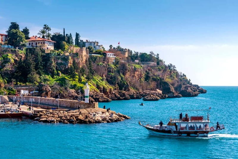 Antalya: Falez Cliffs & Waterfalls Boat Trip with Lunch - Key Points