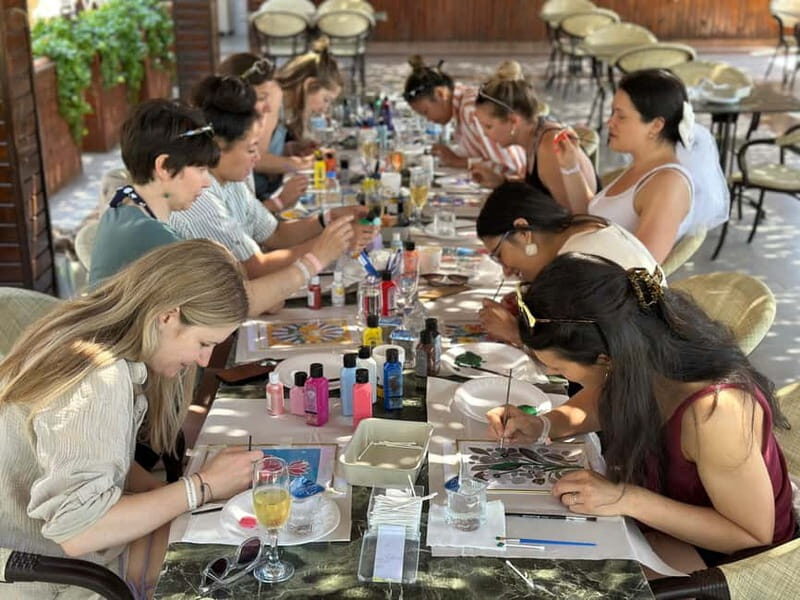 Antalya: Frame Glass Painting Workshop with Turkish Tea - The Materials and Craftsmanship