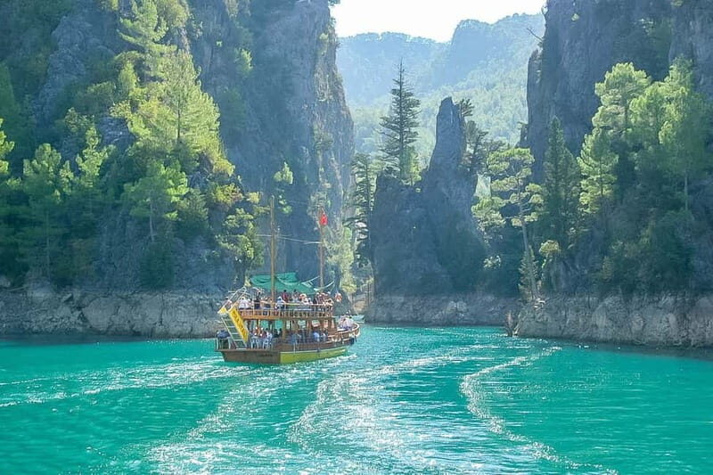 Antalya: Green Canyon Boat Trip w/Lunch near Green Lake - Key Points