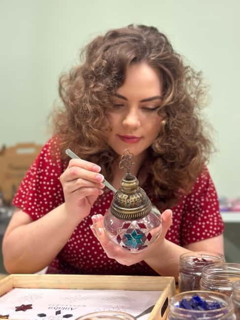 Antalya Old Town: Traditional Mosaic Lamp or Candle Workshop - The Experience in Detail