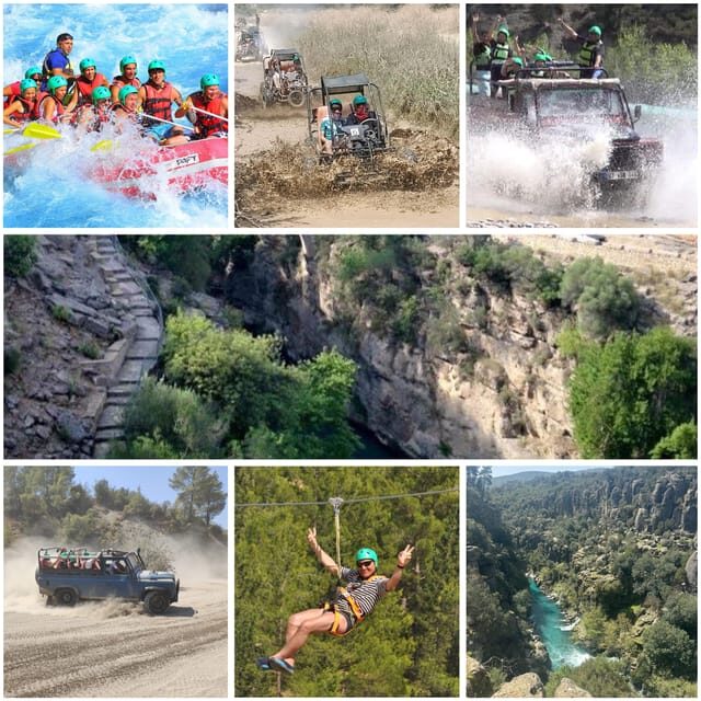 Antalya: Rafting Jeep Buggy&Quad Safari zipline canyon visit - Practical Tips for Making the Most of the Day