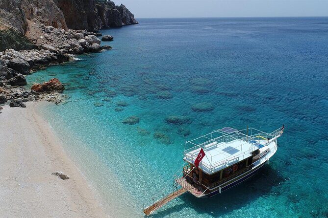 Antalya Suluada Boat Trip w/Lunch & Pickup (Maldives of Turkey) - Key Points