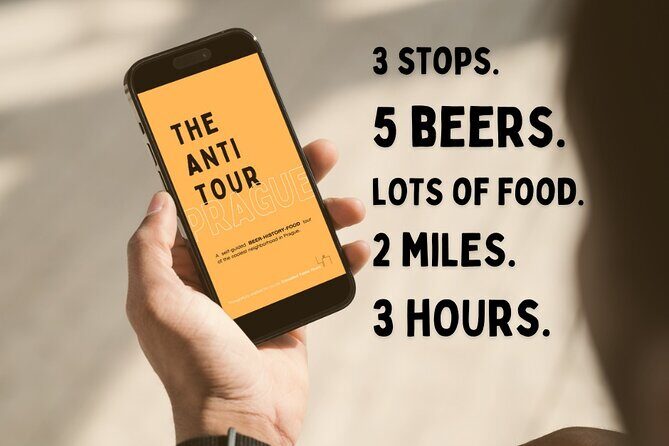 Anti Tour Prague - Self Guided Beer and Food Tour - The Itinerary in Detail
